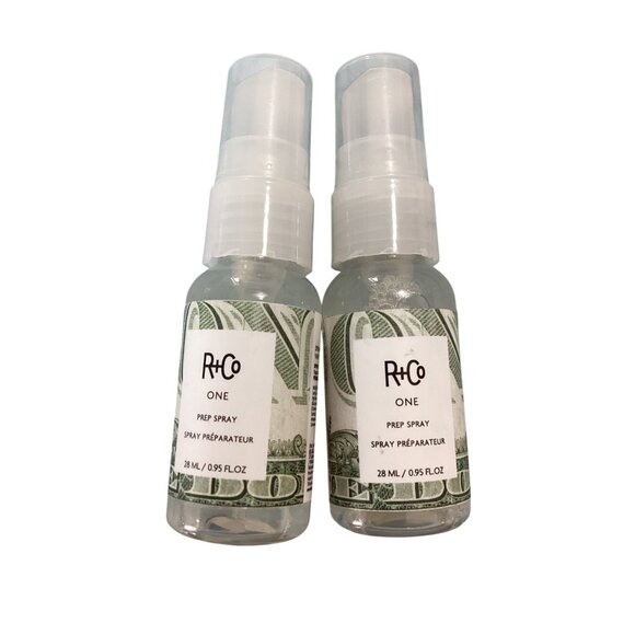 R+Co One Prep Spray 28ml / 0.95 Fl Oz Set Of 2 travel size Vegan UV Protection - Picture 1 of 4